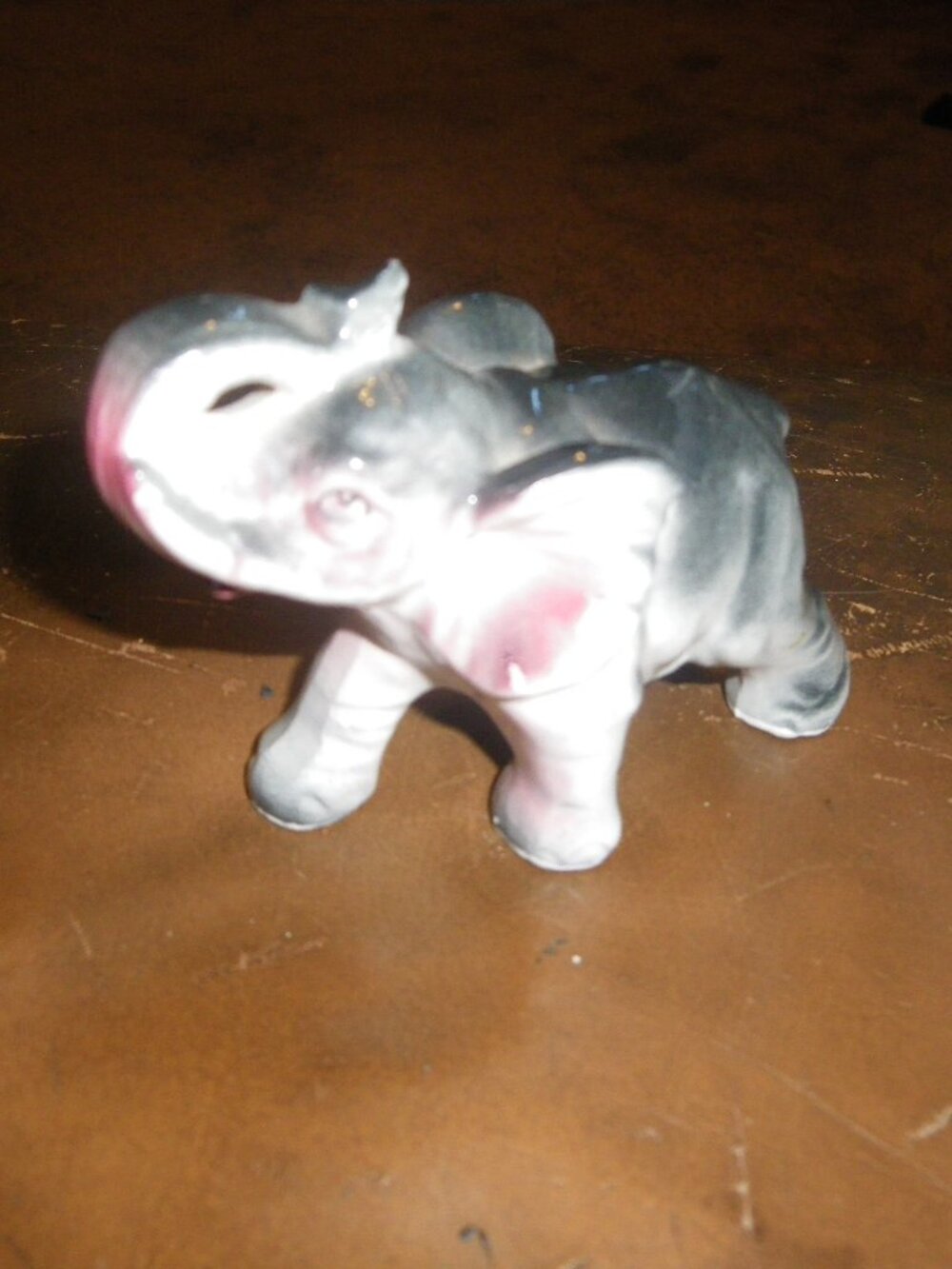 Vintage Ceramic Large Elephant Figurine Home Decor